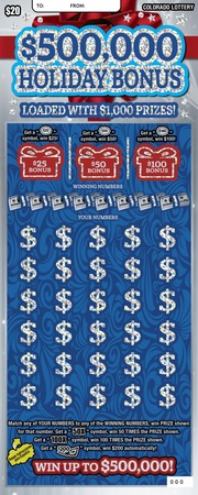 $500,000 HOLIDAY BONUS