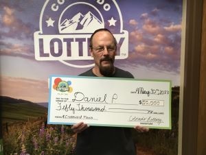 Daniel P. of Battlement Mesa won $50,000 on his $250,000 Crossword Mania Scratch ticket!