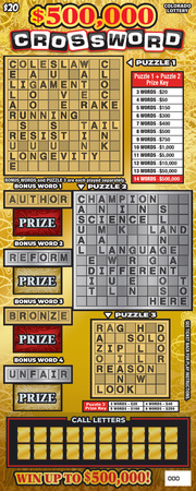 $500,000 Crossword