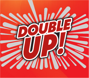 DOUBLE UP! scratch-off ticket
