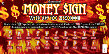 Money Sign | Scratch | Colorado Lottery