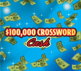 CROSSWORD CASH scratch-off ticket