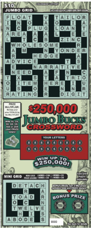$250,000 JUMBO BUCKS CROSSWORD