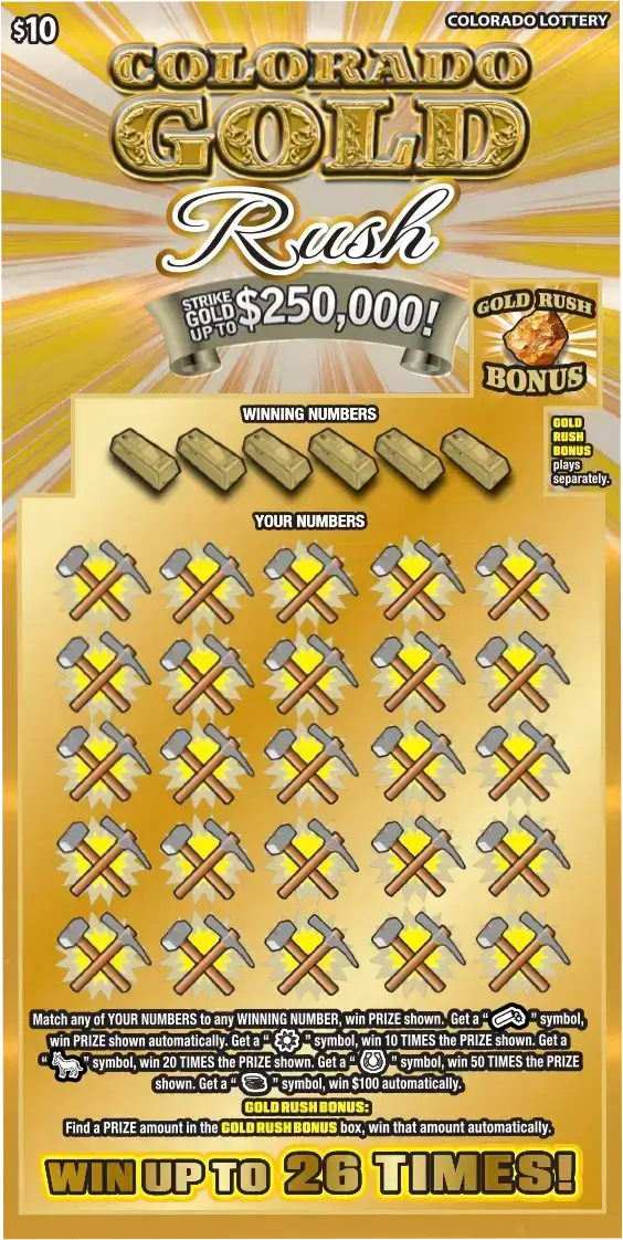 Colorado Lottery Ticket - $10