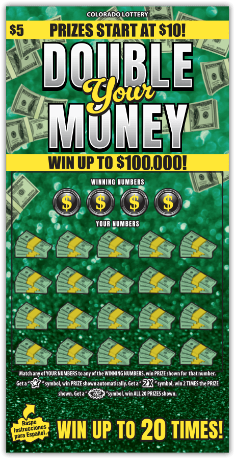 Colorado Lottery Ticket - $5 - Double Your Money