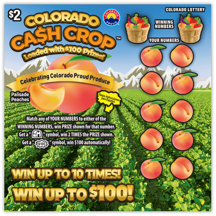 Colorado Cash Crop Ticket - Peaches - $2
