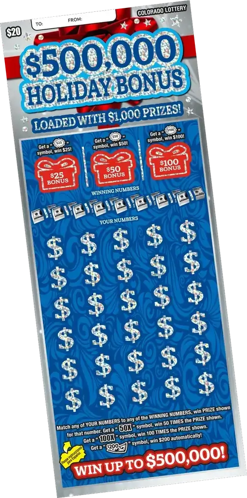 $500,000 Holiday Bonus